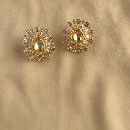 Big Kundan Studs 10003