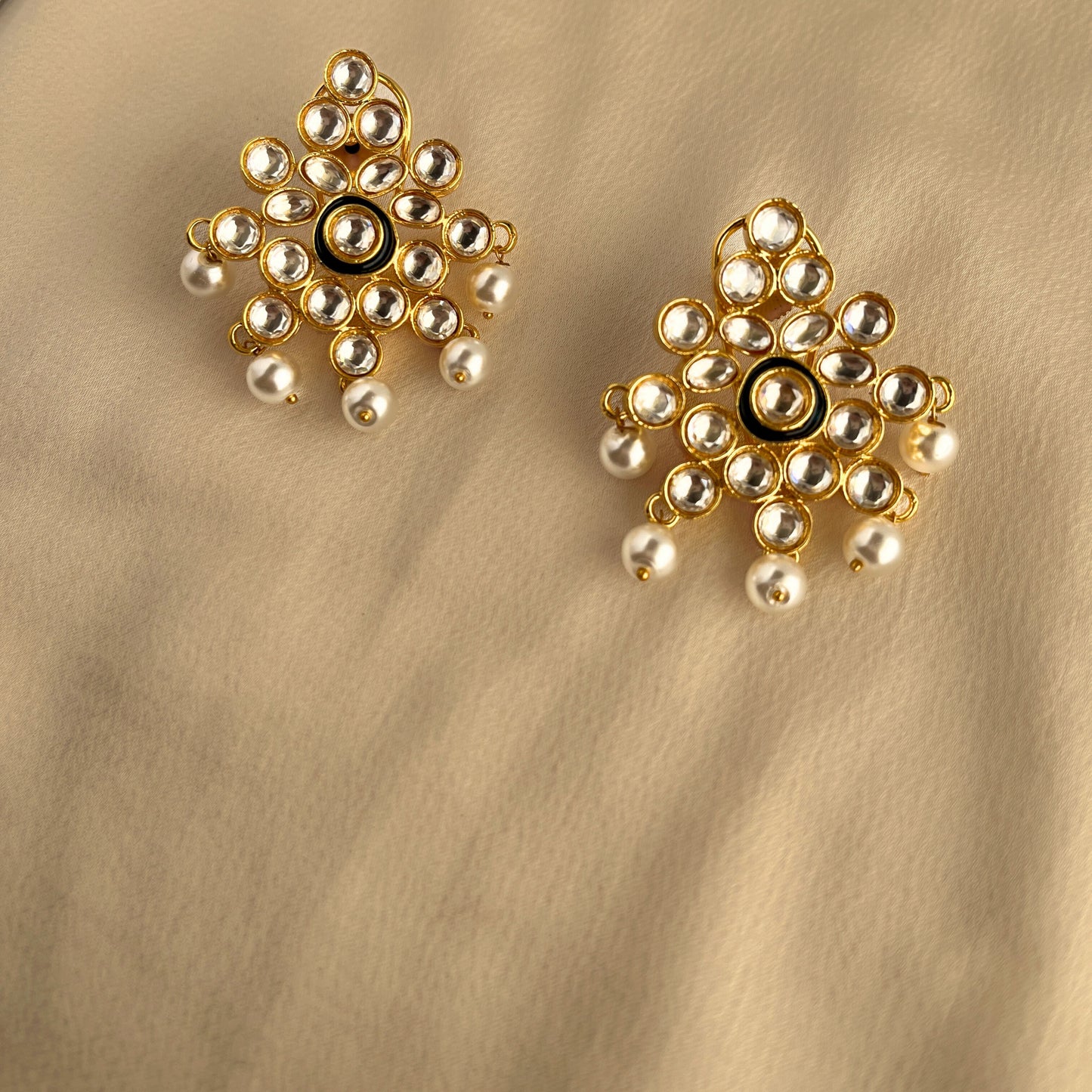 Kundan Stud Earring-10004