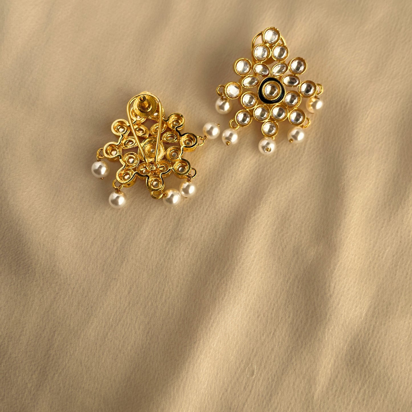 Kundan Stud Earring-10004