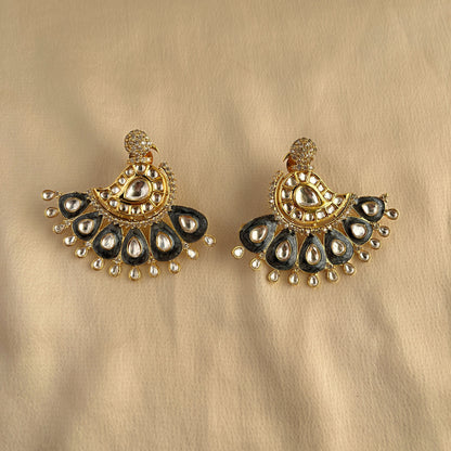 Big Kundan Studs 10002