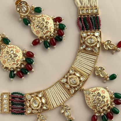 Kundan Necklace Set 1048 - Jewelit