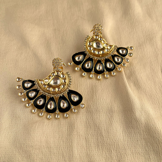 Big Kundan Studs 10002