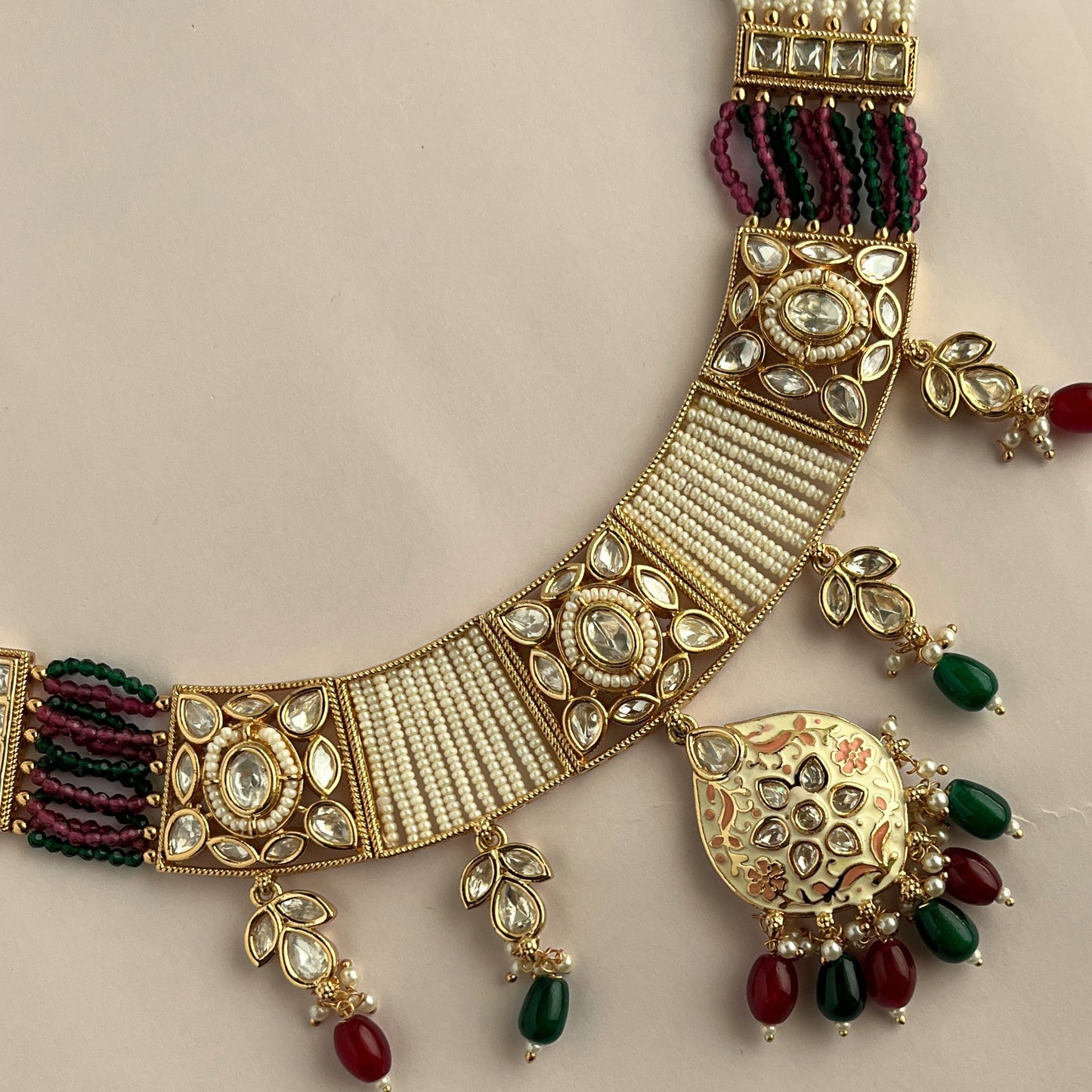 Kundan Necklace Set 1048