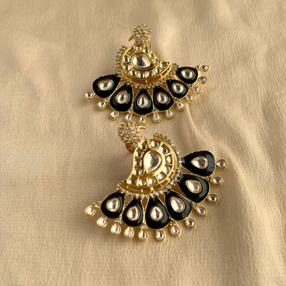 Big Kundan Studs 10002