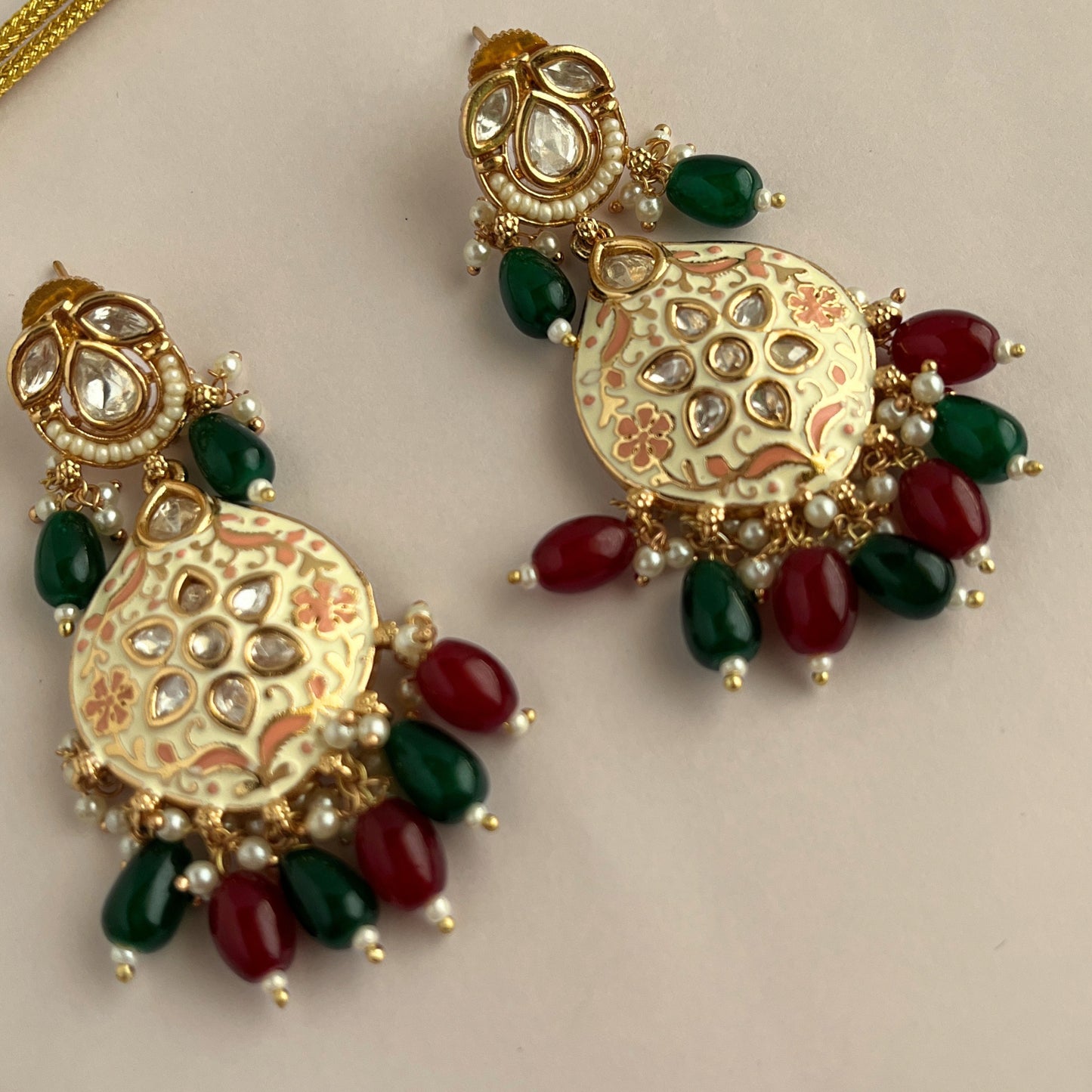 Kundan Necklace Set 1048