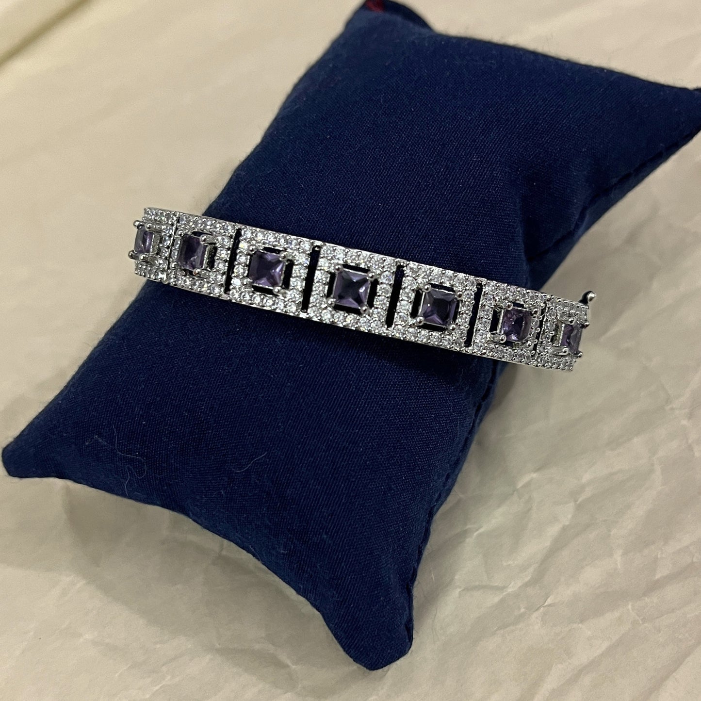 American Diamond Bracelet-10007 - Jewelit