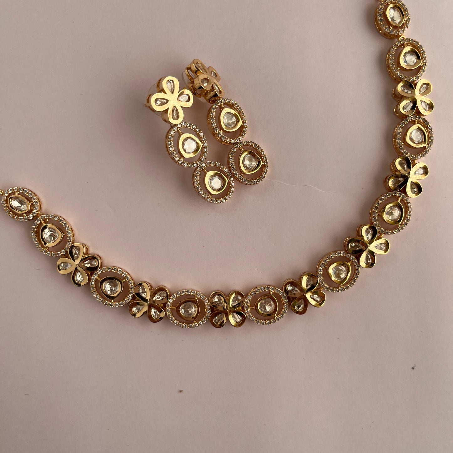 Kundan Necklace Set 1017 - Jewelit