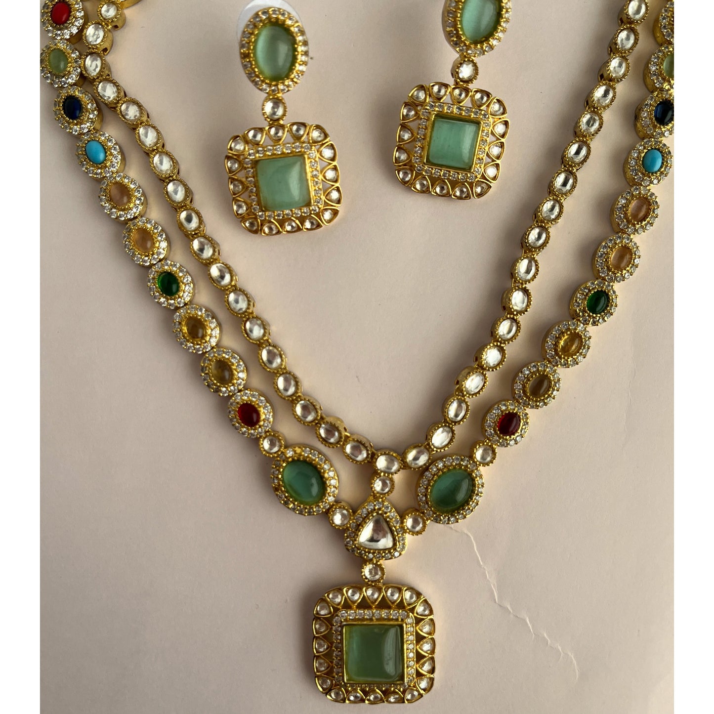 Kundan Necklace Set 1050 - Jewelit