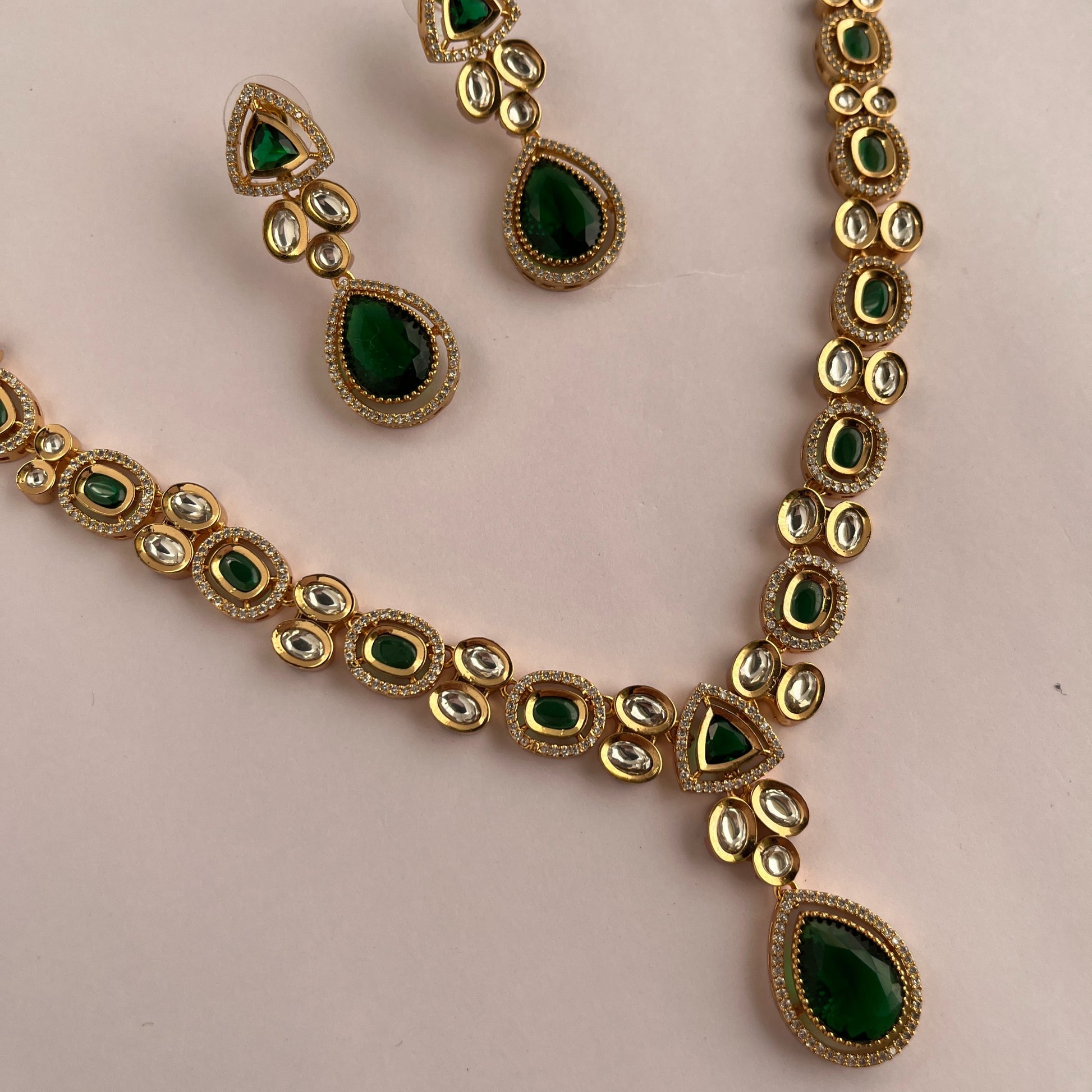 Kundan Necklace Set 1019 - Jewelit