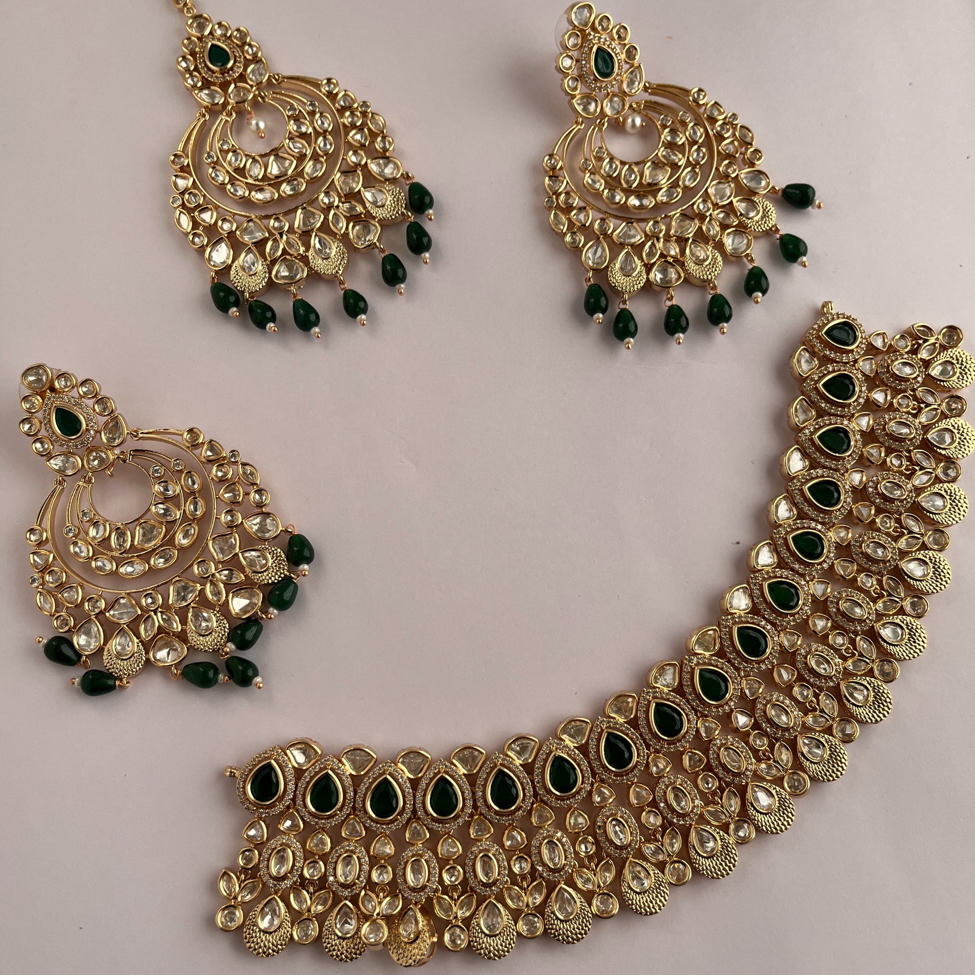 Kundan Necklace Set 1008 - Jewelit