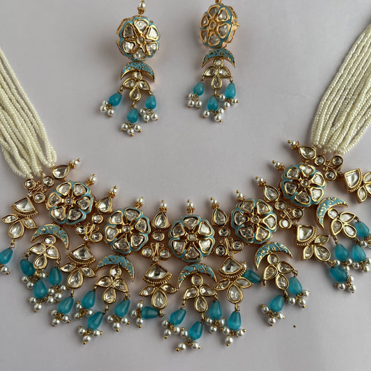 Kundan Necklace Set 1007 - Jewelit