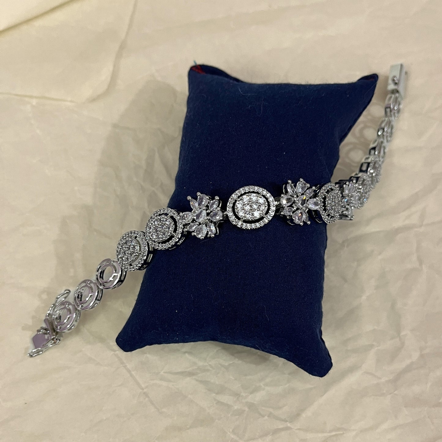 American Diamond Bracelet-10021 - Jewelit