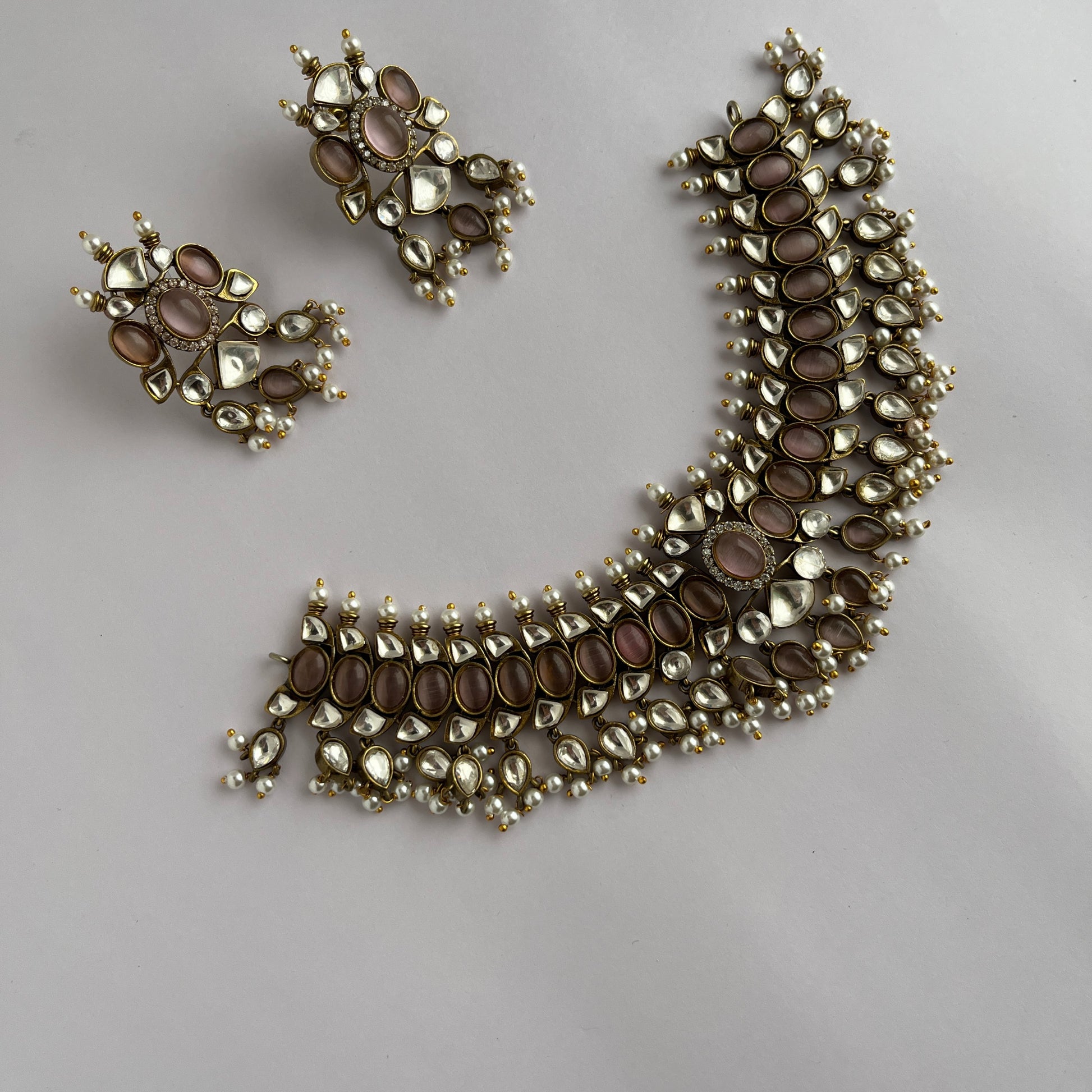 Kundan Necklace Set 1010 - Jewelit