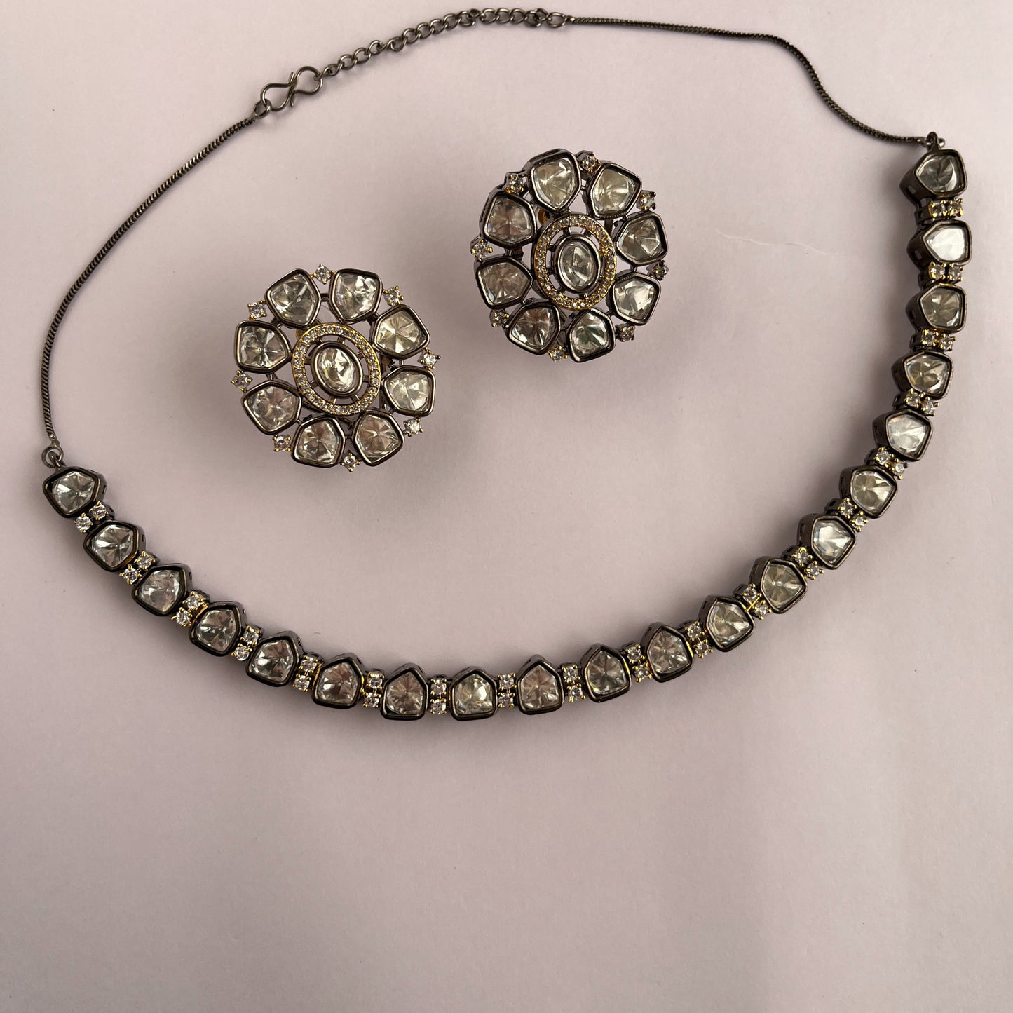 Kundan Necklace Set 1011 - Jewelit