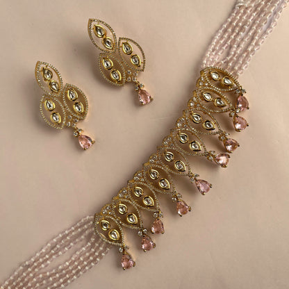 Kundan Necklace Set 1028