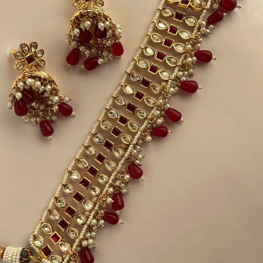 Kundan Necklace Set 1027