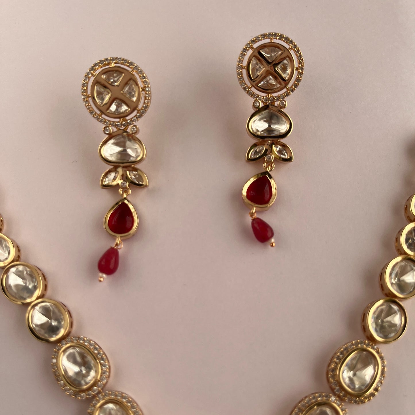 Kundan Necklace Set 1002 - Jewelit