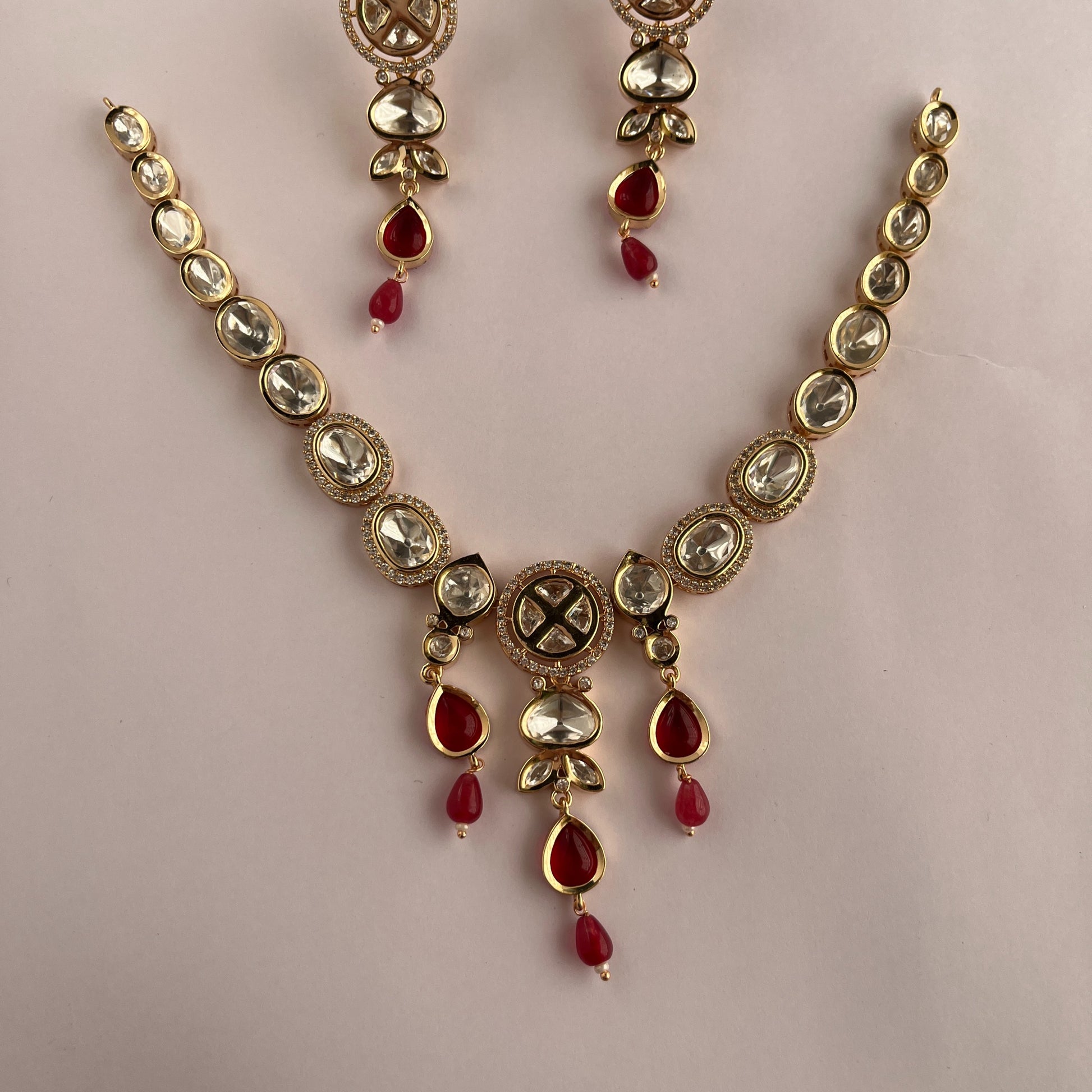 Kundan Necklace Set 1002 - Jewelit