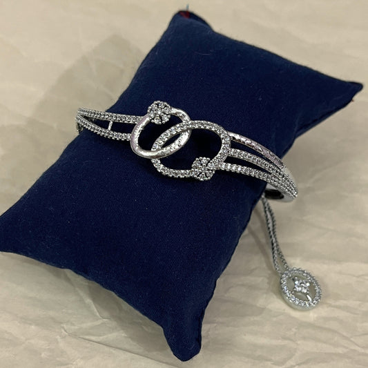 American Diamond Bracelet-10032 - Jewelit