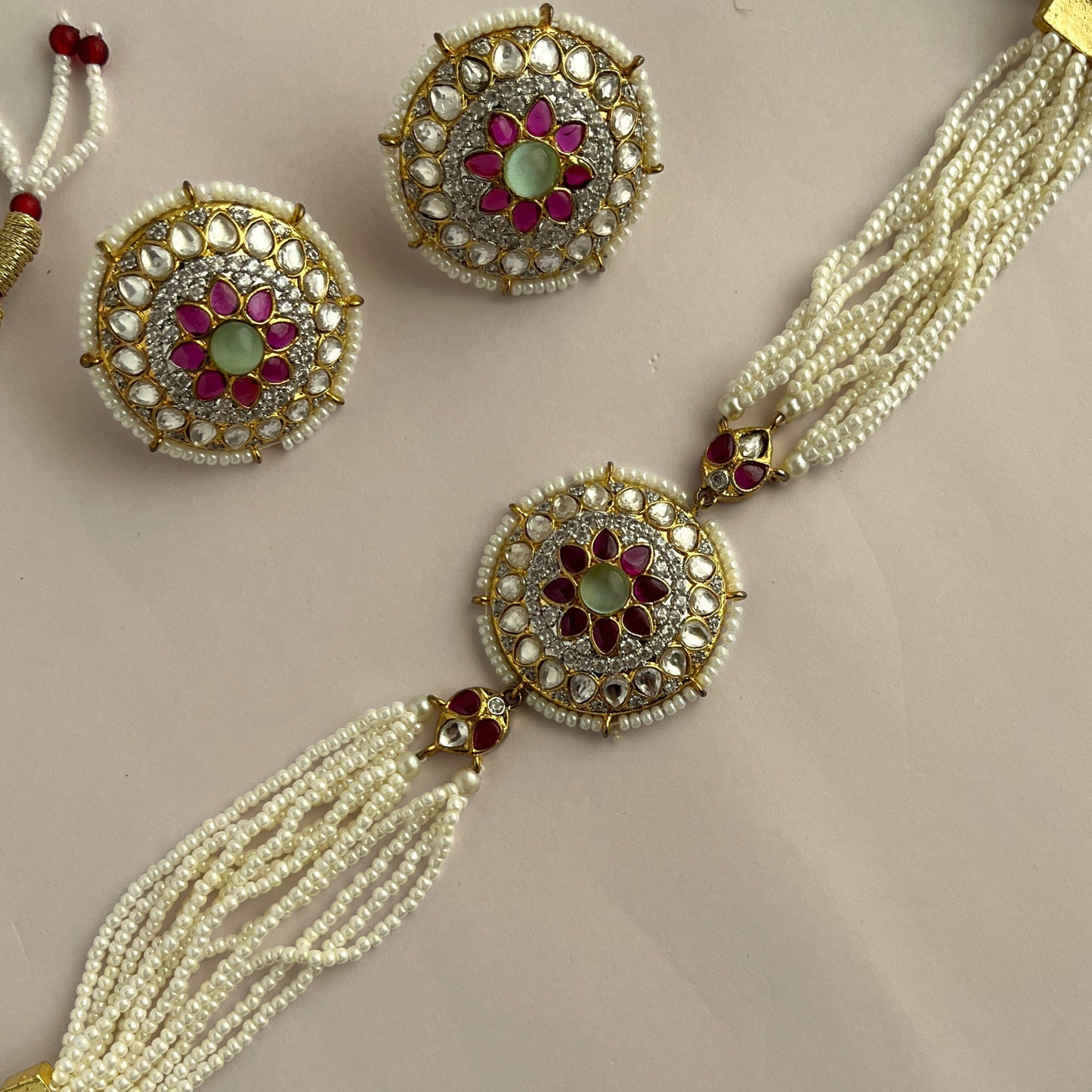 Kundan Necklace Set 1052 - Jewelit