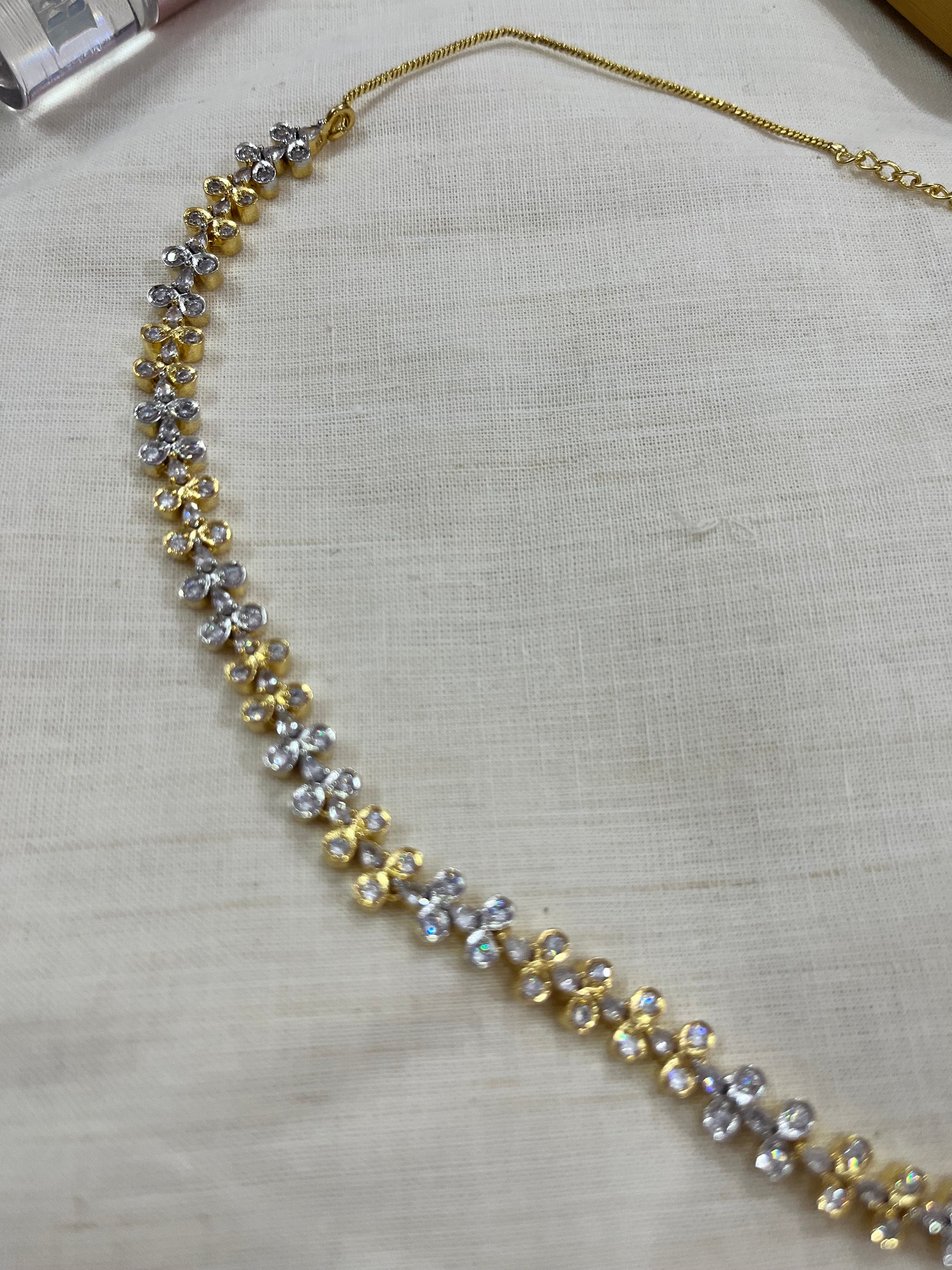 Dainty American Diamond Necklace - Jewelit