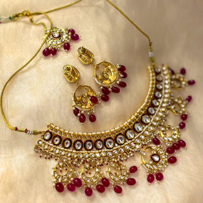 Kundan Necklace Set 1053