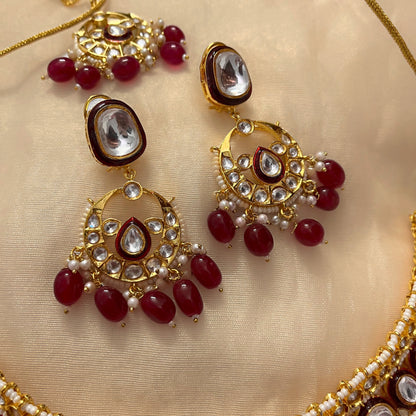 Kundan Necklace Set 1053